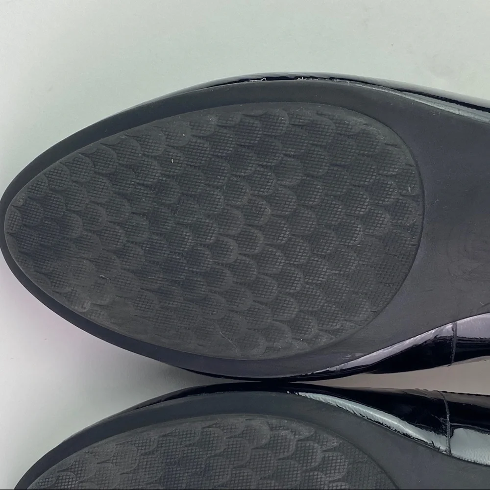 Ballet Flats, Ankle Strap, Comfort Sole, Genuine Patent Leather, by Me Too, GUC - Picture 12 of 14